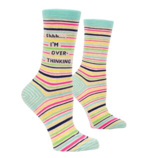shhh-overthinker-socks-blueq
