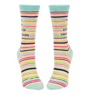 shhh-overthinker-socks-blueq