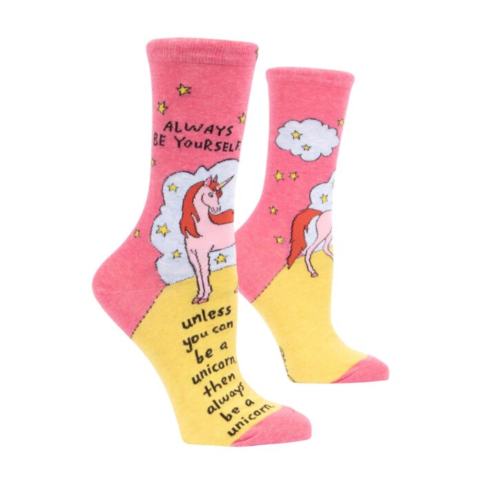 always-be-yourself-unless-be-unicorn-socks-blueq-kaltses