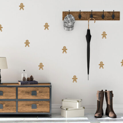 walldecor_wallart_sticker_xmas_wallcecal_christmas_decoration_gingerbread_walldesign_room