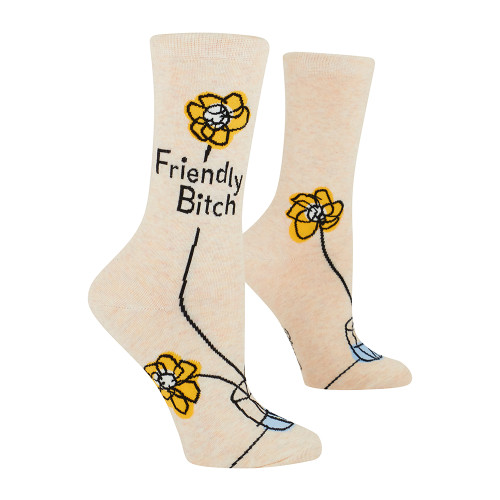 friendly bitch 1-women socks