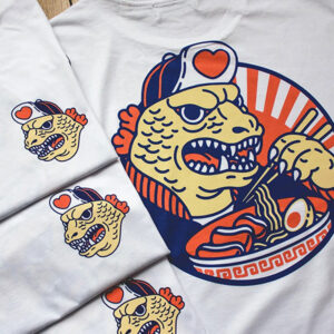 Kaiju White T-Shirt - Image 4